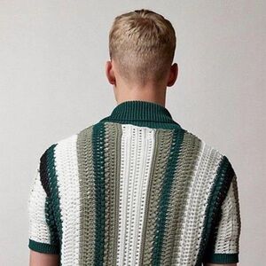 NWT Urban Oufitter’s Crochet Shirt, Unisex S